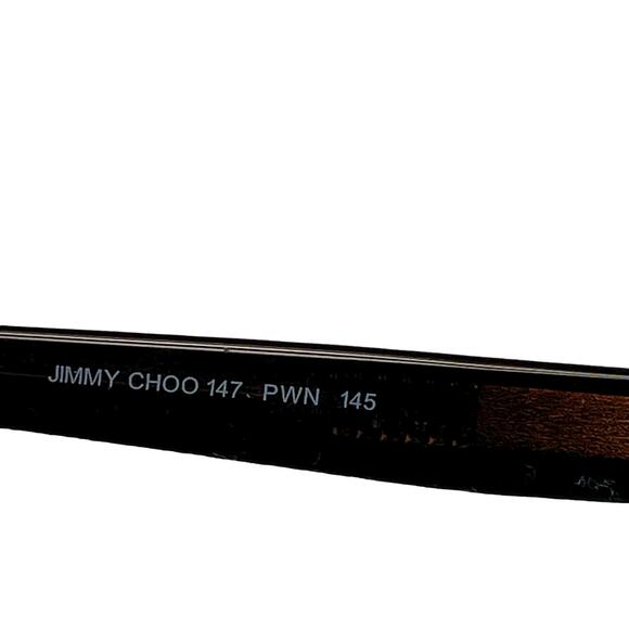 Jimmy Choo Leopard Animal Print Eye Glass Cat Eye Frames Italy 147 PWN  145 - Picture 8 of 8